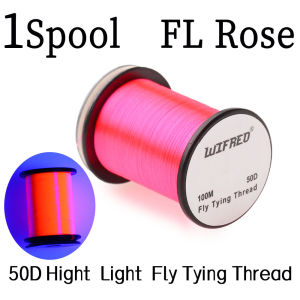 1PC/9PCS 50D Hight Light Fly Tying Thread Dry Wet Midge Nymph Small Fly Tying Materials Fit #16-#22 Fly Hook