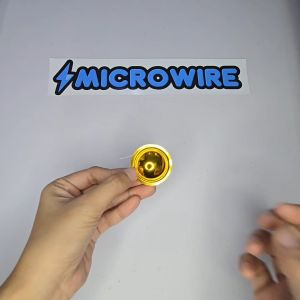 MW Voice Tweeter Repair Kit – Gold Resin Film Membrane & 25.4mm Voice Coil for Metal Dome Tweeter VC-2502