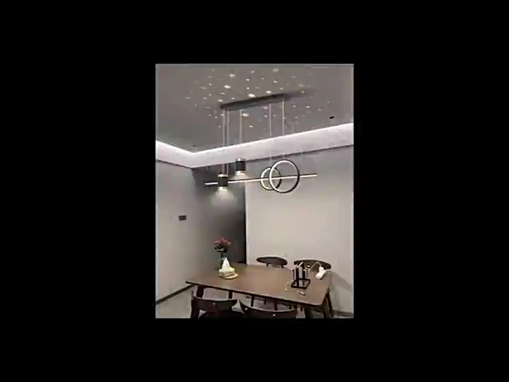 Tricolor LED Lights Pendant Lights Living Room Ceiling Light Restaurant Center Ceiling Lamp