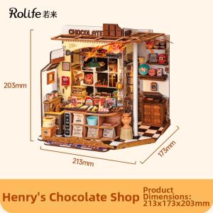 JINWUCHUANGYI | Flower Shop Theme DIY House Model