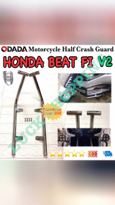 ODADA Honda Beat Fi V2 Motorcycle Stainless Steel 304 Half Crash Guard Pair Good Quality Made in Thailand