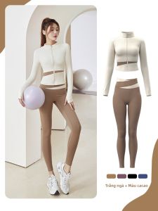 DAJIRIJI | Bộ Đồ Yoga Mùa Đông Tay Dài Kích Cỡ Lớn