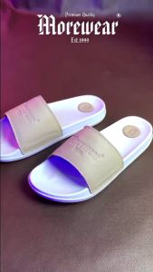 Sandal Kulit Morewear/Sandal Kulit Pria/Sandal Slide Kulit/Sandal Slip On Pria/Sandal Pria Kekinian