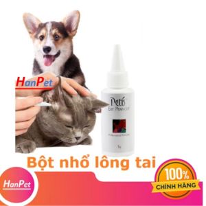 Orgo 5gr- Bột nhổ lông tai chó mèo Petis