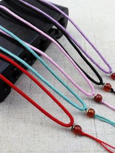 Có Thể Điều Chỉnh Độ Dài Handmade Mã Não Vòng Cổ Dây Chất Lượng Tốt Phong Cách Cung Điện Ổ Cắm Kéo Dài Cao Cấp Chất Lượng Cao Cấp Thời Trang Phụ Kiện Trang Sức