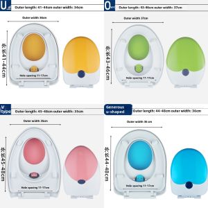 Thickened UVO Type Universal Toilet Seat Cover for Adults And Children Parent-Child Toilet Lid Board Old Style Mother-Child Seat Cover