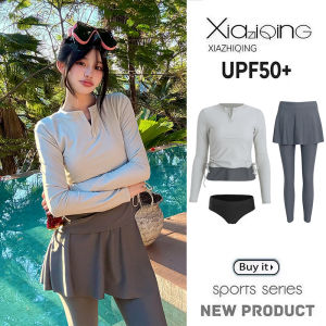 XIAZHIQING | UV Protective Slimming Long Sleeve Swimming Suit