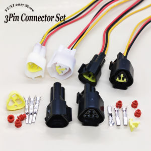 3Pin Waterproof Auto Connector Kit Male Female Car Wire Harness Plug Car Electrical Connector With Terminals For Motorcycle