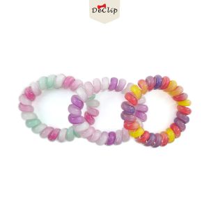 DeClip Hairlastic Twist Ikat Rambut Kabel Choco Series