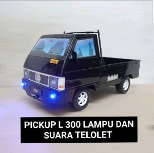 Mainan Mobil Pickup Basuri - Mainan Mobil Telolet Pick Up L300 - Mainan Mobil Bak Pickup