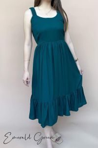 MADJs BEA SLEEVELESS CHALLIS MAXI MIDI DRESS| M-XL