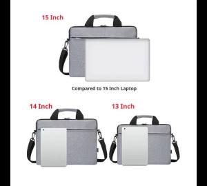 Slim Laptop Shoulder Bag Universal Shockproof Sleeve Case Notebook Carrying Case Large Capacity Computer Sleeve Bag 13/14/15.6