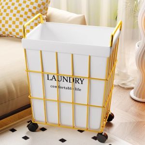 Large Capacity Wheeled Household Laundry Basket