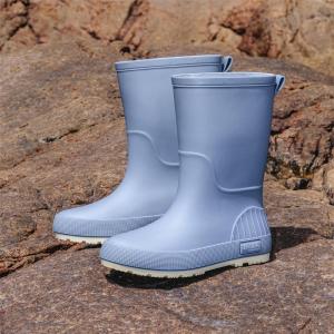 MONLEYTA | Fashionable Mid-Calf Fleece Lined Womens Rain Boots Waterproof Slip Resistant Kitchen Water Shoes Work Gloves Manleyta Brand