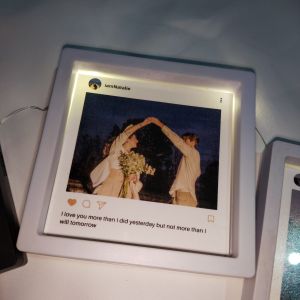 Floating Frame | Photo Instagram customized inspired (9x9cm)