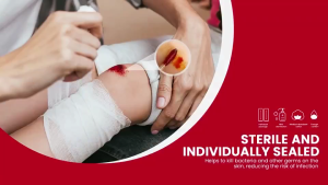 SG Sumifun 50Pcs Portable childrens disposable iodine cotton swabs for wound disinfectionIndependently packaged