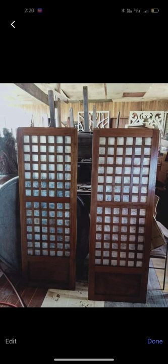 2ft x 4ft height capiz bintana 2pcs pair | Lazada PH