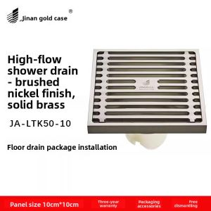 JINAN | Insect Prevention Anti-Odor Brass Drain For Bathroom Renovation