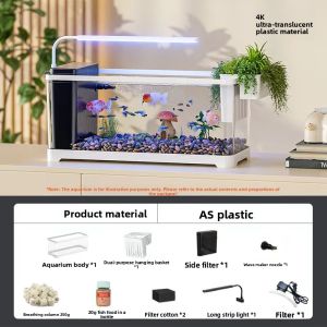 HUICHONG | Desktop Aquarium with Filter and Oxygenator
