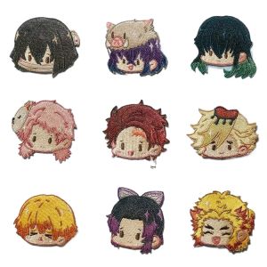 Bandai | Miếng Vá Thêu Hình Diệt Quỷ Có Thể Là Miếng Dán Ủi Hoặc May Dùng Để Sửa Chữa Và Trang Trí Quần Áo Đạo Cụ Cosplay ACG Dành Cho Người Hâm Mộ 18+