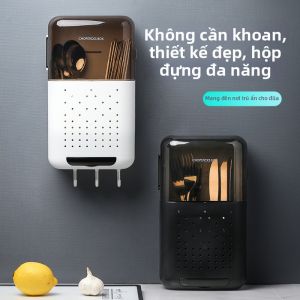 Dust-proof Chopstick Storage Rack