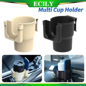 ECILY ที่ใส่แก้วแบบ2 In 1ที่หนีบช่องแอร์ในรถที่ใส่ที่จับโทรศัพท์มือถืออเนกประสงค์สำหรับจัดระเบียบรถยนต์อุปกรณ์เสริมรถยนต์เก็บกระบอกน้ำ