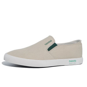 Fashionable British Design Style Thick Bottom Canvas Shoes Mens Casual Slip-On Sports Shoes Comfortable All-Match Fall Season
