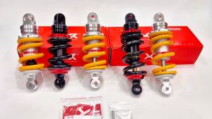 Phuộc Sau X1r Không Bình Dầu Không Tăng Chỉnh Ex135 203mm Ex150-Ex155 208mm lắp đặt như zin