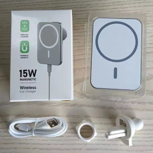 Magnetic Car Wireless Charger For iPhone 16 15 14 13 12 Pro Max Car Phone Holder Stand Fast Charging Station