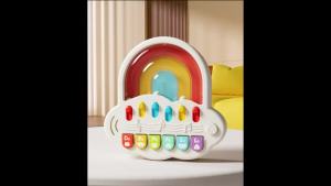 Baby Mini Piano Toys with Light Multifunctional Musical Toys for Toddlers Music Enlightenment Early Education Interactive Toy