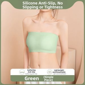 Baisina | Seamless Strapless Backless Anti-slip Breast Concealing Bra