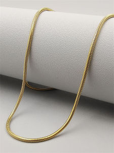 สไตล์พังค์ โซ่งูกลมเหล็กไทเทเนียมสีทองคู่รัก เสื้อสเวตเตอร์ อุปกรณ์เสริมโซ่สําหรับผู้ชายและผู้หญิง