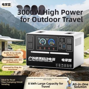 BONINGYU | High Capacity Portable Power Station for Refrigerators and Vehicles