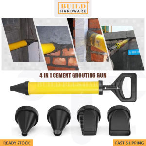 4 In 1 Cement Grouting Gun Caulking Lime Pump Mortar Pointing Sprayer Applicator Tool Pointing Brick Pistol Simen ABTools