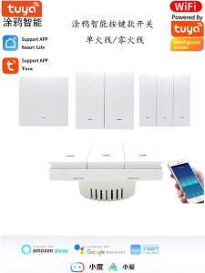 Tuya Smart WiFi Switch Button Mobile App Remote Control Timing Googlehomealexa Voice