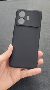 Ốp Lưng Dẻo Realme GT Neo 5 SE/ GT Neo 5 5G Chống Bẩn Nhám Mịn TPU ĐEN Có Gờ Bảo Vệ Camera