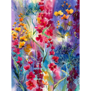 500/1000/1200/2000PCS Jigsaw Puzzle Rose Floral Art For Adults Great Weekend Relaxation And Family Fun