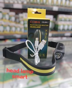 Head lamp/Senter kepala Smart multi function sensor gerak Strip