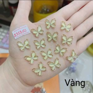 Charm bướm thạch đính móng trang trí nail