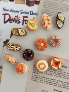 French Style Magnetic Mini Bread Fridge Magnet Simulation Baking Soda Bread OknanaHome Creative Cultural Gift Resin Material