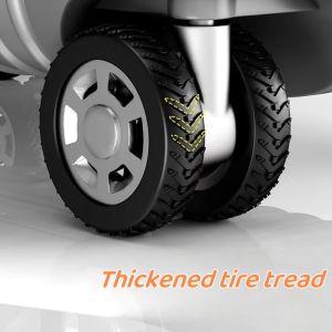 Rubber cover for luggage wheels silent travel case protective cover replaced with silicone universal wheel cover