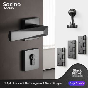 SOCINO | Quiet Separate Set Bedroom Door Lock