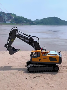 RC Dump Truck 9 Channel Dumper Konstruksi Kendaraan Mainan Bahan Paduan 2.4Ghz Remote Control