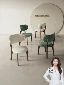 Pashaman | Real Wood Nordic Style Soft Backed Dining Chair