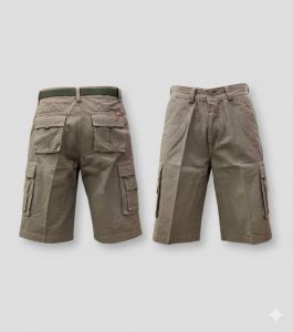 กางเกงคาร์โก้ขาสั้นสำหรับผู้ชาย สไตล์ทนทาน พร้อมกระเป๋าเยอะ (8 Pockets Cargo Shorts)