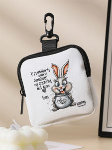 Large capacity coin wallets with rabbit patterns digital printed wallets and storage bags are ideal choices for gift giving