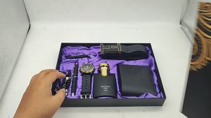 Toyo Mens Gift Set Watch Purse Key Chain Present For My Boyfriend Birthday Gif Gift Box Gift For Father