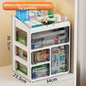 youqin | Acrylic Transparent Multilayer Storage Organizer Drawer-Type Cabinet