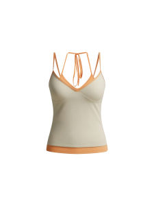 THROUS | Áo Thun Dây Crisscross Ôm Body
