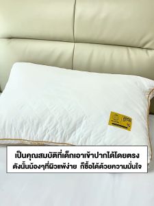 linsy home หมอน หมอนใยถั่วเหลือง มี 3 ไซส์ Super Sofeรุ่น ใยฟู เด้ง หมอนโรงแรม ผ่อนคลายความเมื่อยล้าของคอล้างน้ำได้